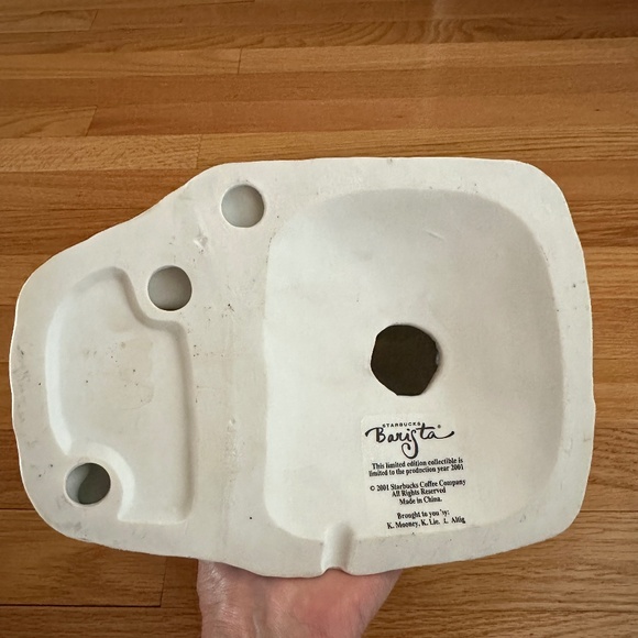 Starbucks Barista 2001 Lighted Christmas House Santa Sumatra Christmas Blend - Picture 3 of 16